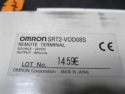OMRON SRT2-VOD08S TERMINAL, SENSOR SOURSE: 14-24VDC, OUTPUT: 8POINTS