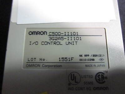 OMRON C500-II101 3G2A5-II101 I/O Control Unit 