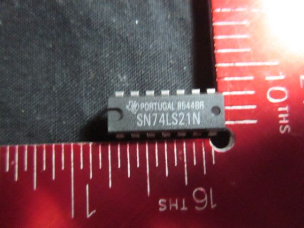 TEXAS INSTRUMENTS SN74LS21N IC 74LS21 DUAL 4-1 AND GATE 10 PER PACK