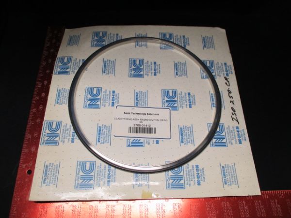 Applied Materials (AMAT) 3700-01412 SEALCTR RING ASSY NW250 W/VITON ORING SS