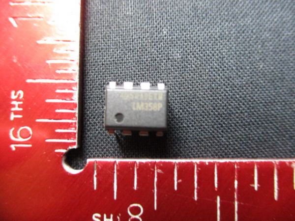 TEXAS INSTRUMENTS LM358P IC, 8 PIN