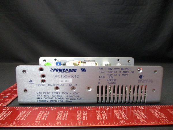 Power-One SPL130-1012-NO SUPPLY,POWER 12V 11A