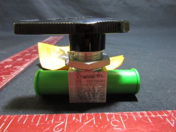   Swagelok SS-43VCR4 VALVE, SS 1/4IN 
