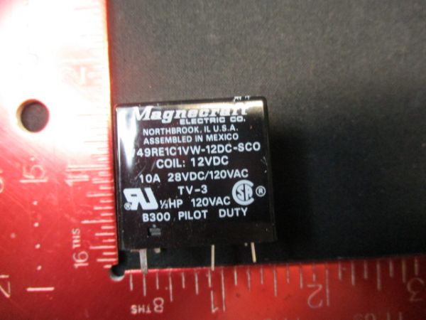 Magnecraft W49RE1C1VW-12DC RELAY, W49RE1C1VW-12DC-SCO SEMI CONDUCTOR PART