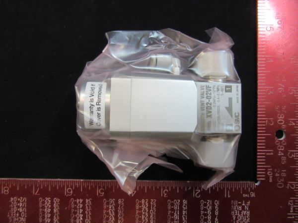 AXCELIS 142734 SMC XVD2-02VF-X507 SMOOTH VENT VALVE 2 STAGE, 1/4IN VCR, FEM, M2