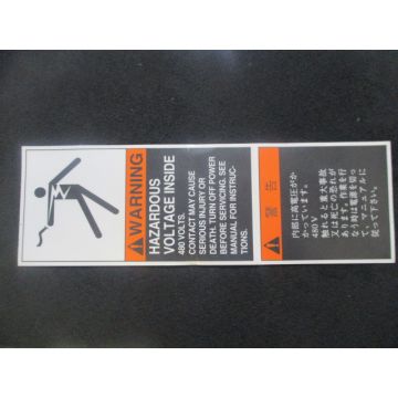 Applied Materials (AMAT) 0060-35041 LABEL WARNING ENGLISH/JAPANESE-PACK OF 110