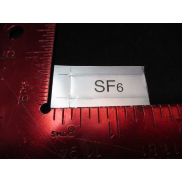 Applied Materials (AMAT) 0060-35237 LABEL SF6