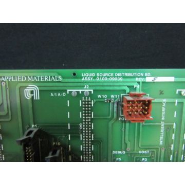 Applied Materials (AMAT) 0100-09039   PCB ASSYEMBLY, LIQUID SOURCE BACKPLATE 