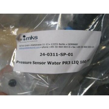 MKS INSTRUMENTS 24-0311-SP-01 WATER PRESSURE SENSOR PR3 LIQ 100/XF