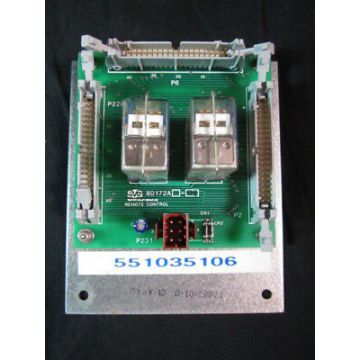 AVIZA-WATKINS JOHNSON-SVG THERMCO 80172A-01 PCB DOUBLE RELAYS REMOTE CONTROL, 99