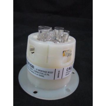 HUBBELL HBL2425 AC Flanged Inlet NEMA L15-20 Male White, 20 AMP, 3 PHASE 250V, 3