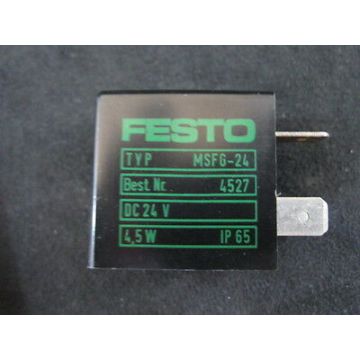 FESTO MSFG-24-4527 FESTO; TYPE: MSFG-24, BEST NR.: 4527, DC 24V, 4,5W, IP 65
