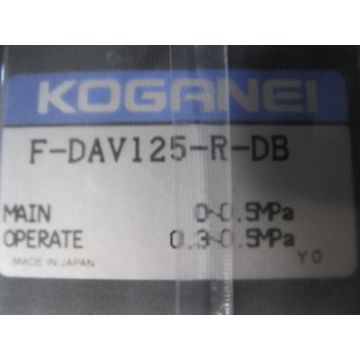 KOGANEI F-DAV125-R-DB VALVE DOUBLE FILL