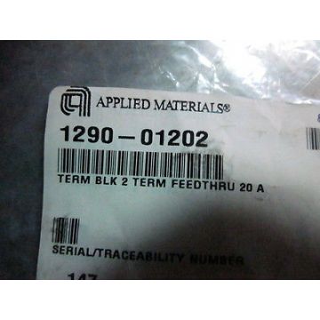 Applied Materials (AMAT) 1290-01202 TERM BLK 2 TERM FEEDTHRU 20 A *** 3 PACK ***