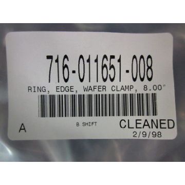 LAM 716-011651-008 RING, EDGE WAFER CLAMP