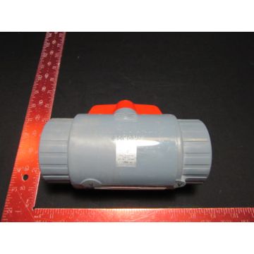 ASAHI 161071020 PVC THREAD BALL VALVE, TEE, 2" PIPE 50-2 TYPE-C MAX PRESS 70°F