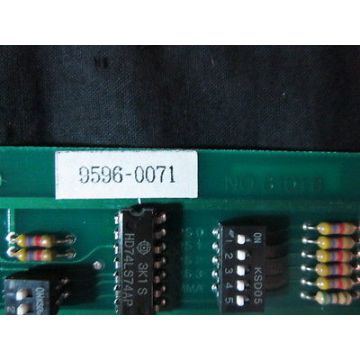 JCI 9596-0071 PCB, CPU CARD