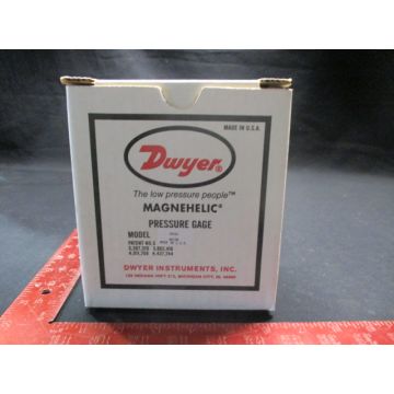 DWYER INSTRUMENTS 2002D MAGNEHELIC PRESSURE GAGE MAX PRESSURE 15 PSIG (100 kPa)