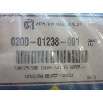 Applied Materials (AMAT) 0200-01238 SHADOW RING, 200MM FLAT, TG, SUPER-e