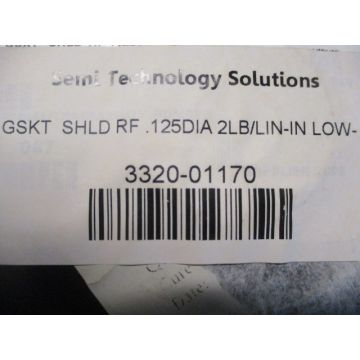 Applied Materials (AMAT) 3320-01170 (SOLD BY THE FT) GASKET SHEILD .125 DIA 2LB
