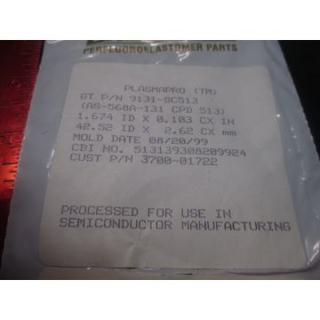 Applied Materials (AMAT) 3700-01722 O-RING