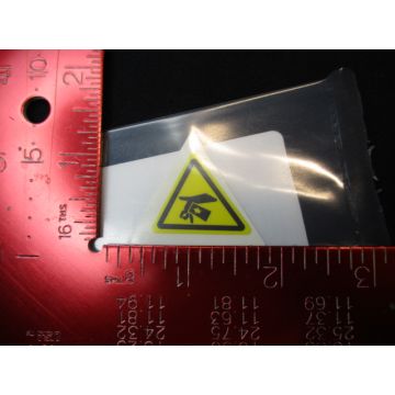 Applied Materials (AMAT) 3910-01118 LABEL WARNING PINCH POINT
