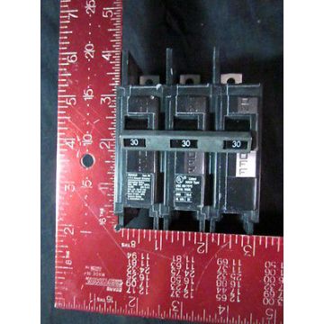 I-T-E BQ3B030 Circuit Breaker, 30-AMP 3-Pole 240V LAM 44xx/45xx ETCHER, Type: BQ