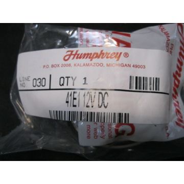 HUMPHREY 41E1 2V DC VALVE SOL 12VDC 78W 18