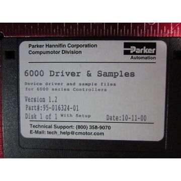 Parker 95-016324-01 Device Driver & Sample files for 6000 series Controllers