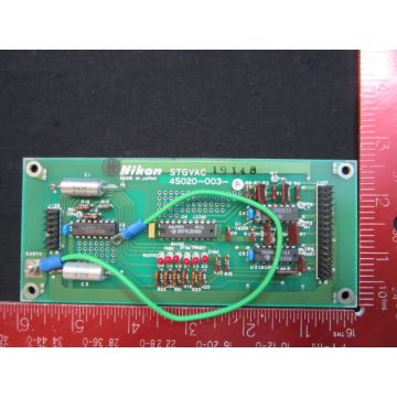NIKON 4S020-003 Used PCB, STG VAC, KBB00610-AE03 
