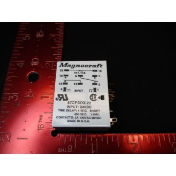 Magnecraft 67CPS0X-22 RELAY, TIMING 24VDC 4S