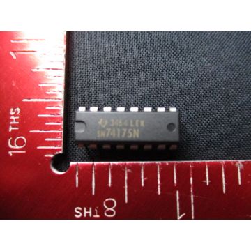 TEXAS INSTRUMENTS 74175N IC, 16 PIN (PACK OF 3)