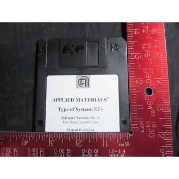 Applied Materials (AMAT) 406204-TC Software Disk Floppy DS/HD 2.0MB 3.5 IN