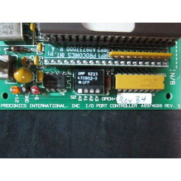 PROCONICS A0974700 AND A0974600 I/O PORT CONTROLLER AND I/O PORT JUNCTION CARD