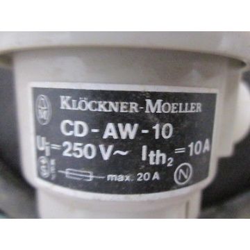 KLOCKNER-MOELLER CD-AW-10 TAP-OFF UNIT 3 POLE 10A + 1m CABLE CD-AW