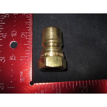 PARKER BH3-61 BRASS QUICK COUPLING MALE NIPPLE, PORT SIZE: 3/8\"-18