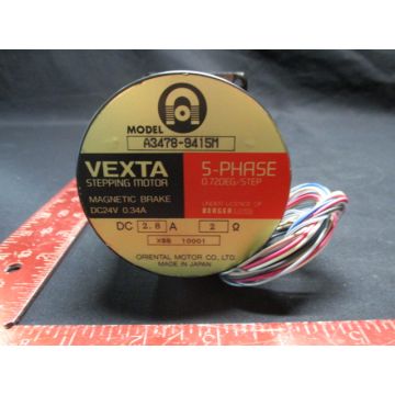 ORIENTAL MOTOR CO A3478-9415M VEXTA STEPPING MOTOR 5-PHASE