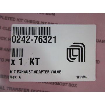 Applied Materials (AMAT) 0242-76321 KIT, EXHAUST ADAPTER VALVE