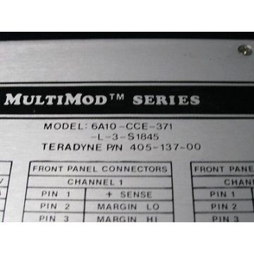TERADYNE 405-137-00 POWERTEC 6A10-CCE-371-L-3-S1845; MULTIMOD SERIES; POWER SUPP