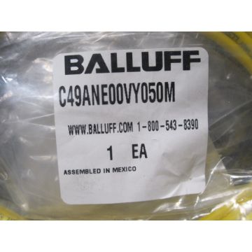BALLUFF C49-ANE-00-VY-050M CABLE 5 METER W CONNECTOR