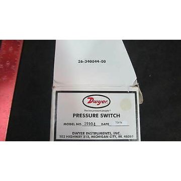 Dwyer 26-340044-00 Dwyer pressure switches model 1910-0 W42I, F.R.NO. 26-340044-