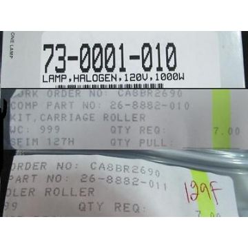 LAM 26-8882-071 KIT, SEMI-ANNUAL PM, SPIN, S2; CONTAINS KITS: 26-8882-071, 26-88