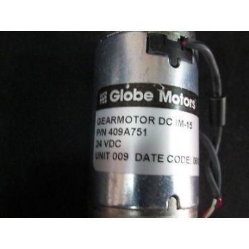 GLOBE MOTORS 409A751 GEARMOTOR DC IM-15