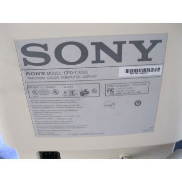 SONY CPD-110GS MONITOR MMI VGA