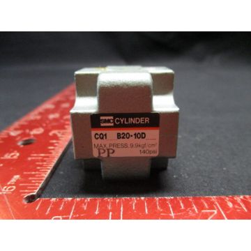 SMC CQ1-B20-10D CYLINDER MAX PERSS 9.9kgf/cm2 140psi