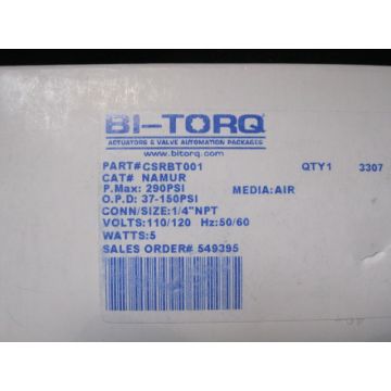 BI-TORQ CSRBT001 VALVE SOLENOID 24VDC TCSTPU