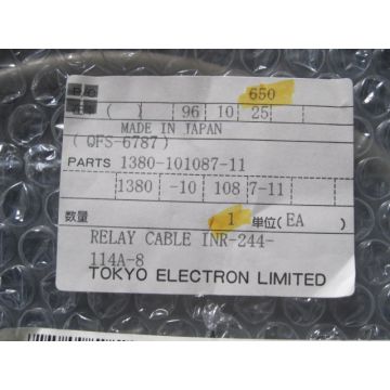TEL CT1380-101087-11 RELAY CABLE INR-244-114A-8 M
