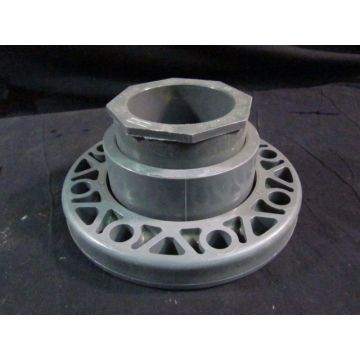NIBCO F1970 Flange PVC with Spears D2467 4 SCH 80 Reducer Brushing Fitting with NIBCO CHEMTROL 150 P