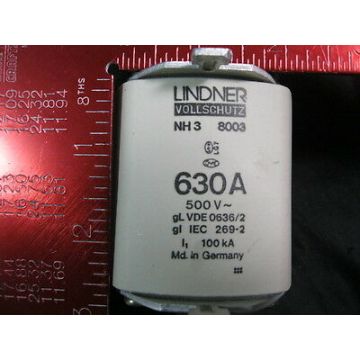 LINDNER NH3-8003-630A LINK FUSE 1F-1 NH-TYPE630A LINDER NH3-63; LINDE AG?32111