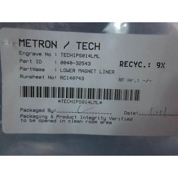 APPLIED MATERIALS (AMAT) 0040-32543 RING, MAGNET LOWER